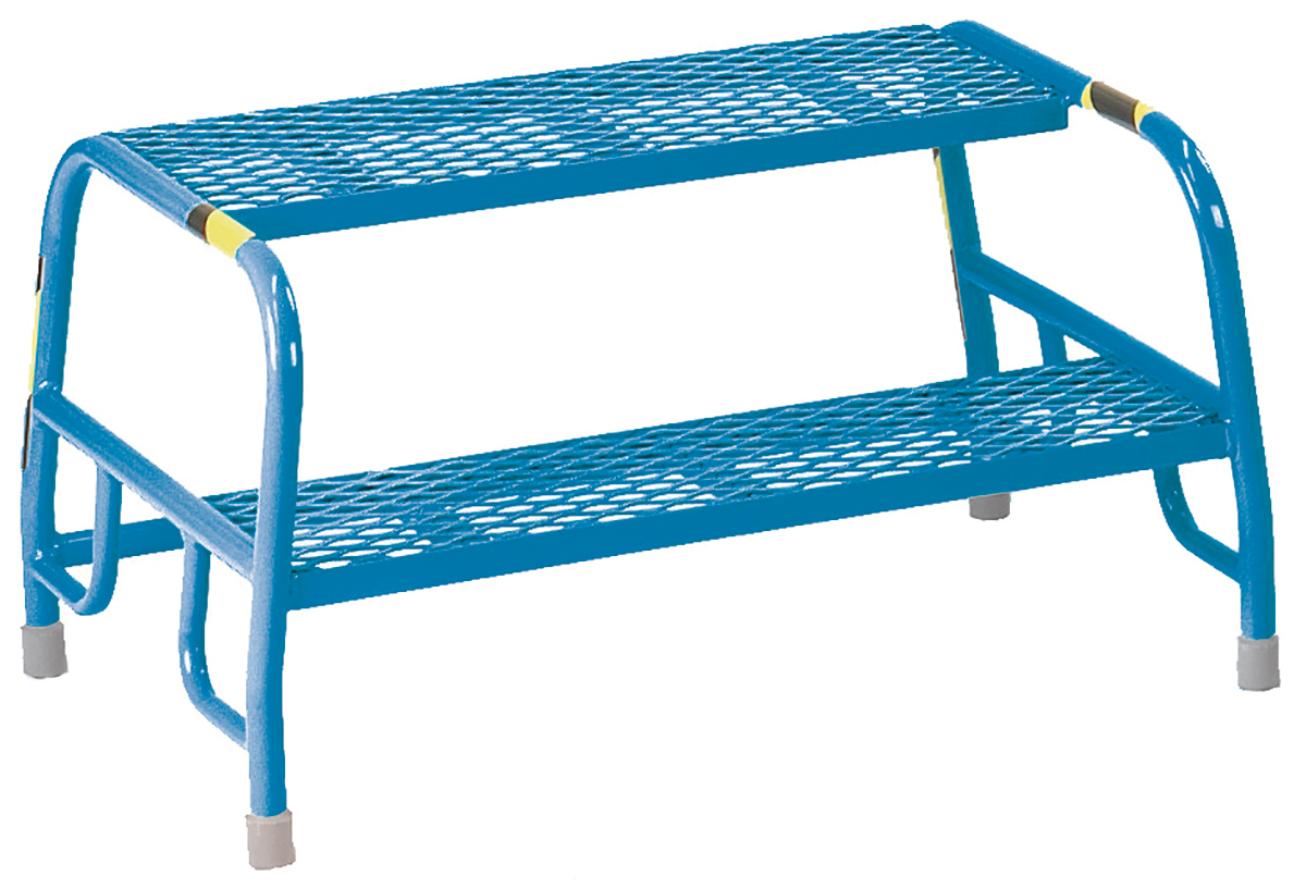 RS PRO 2 Tread Steel Steps 0.4m Platform Height