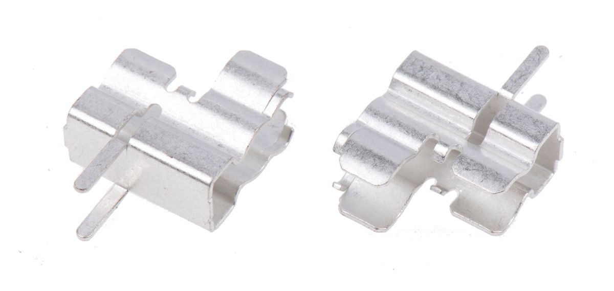 Schurter Tin Plated Brass PCB Mount Fuse Clip for 5 x 20mm