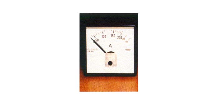 HOBUT Analogue Panel Ammeter 0/150/300A For 150/5A CT AC, 72mm x 72mm Moving Iron