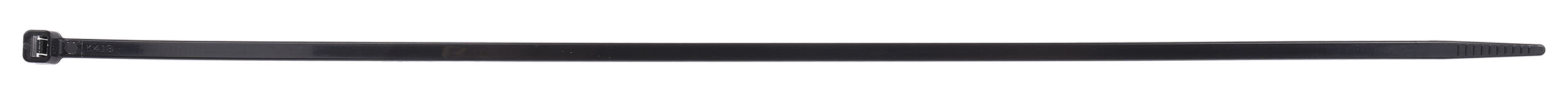 RS PRO Cable Tie, 368mm x 4.8 mm, Black Nylon, Pk-1000