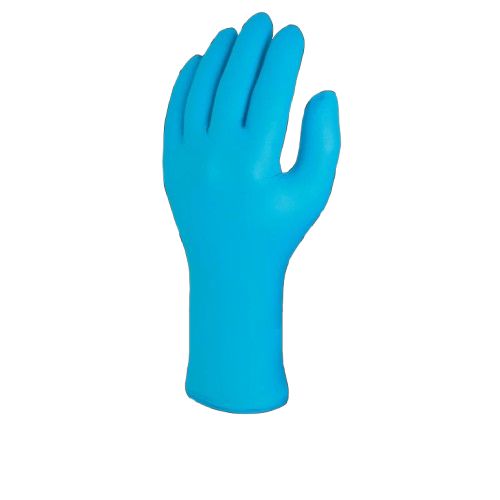 Skytec TX430 Blue Powder-Free Nitrile Disposable Gloves, Size L, 100Gloves per Pack