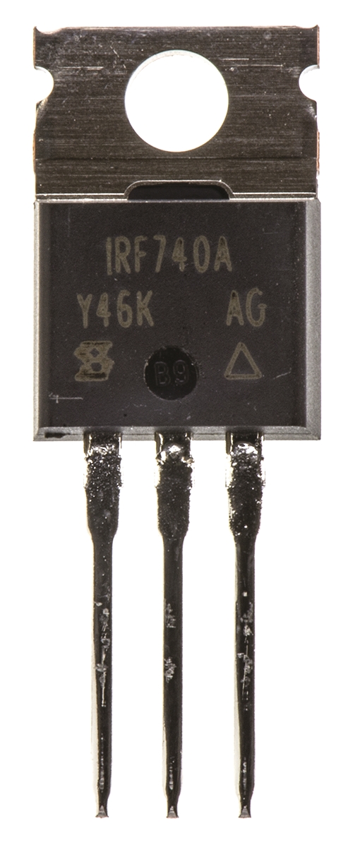 Vishay IRF740A Type N-Channel MOSFET, 10 A, 400 V Enhancement, 3-Pin TO-220