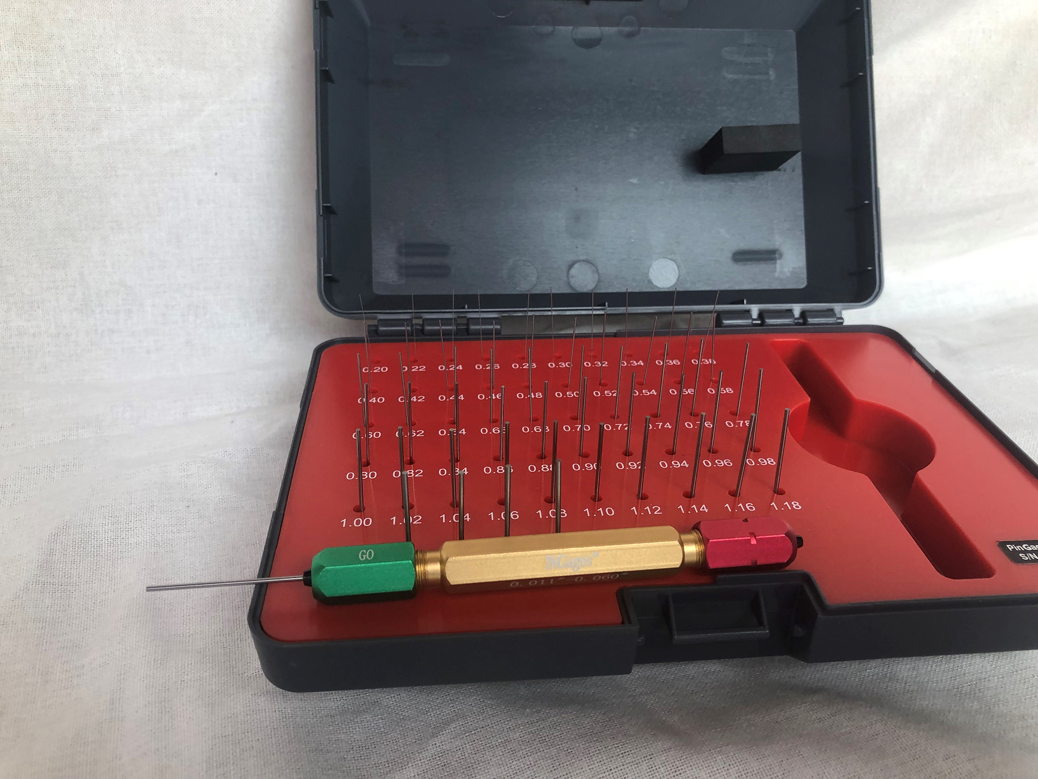 RS PRO Pin Gauge Set, 55 piece