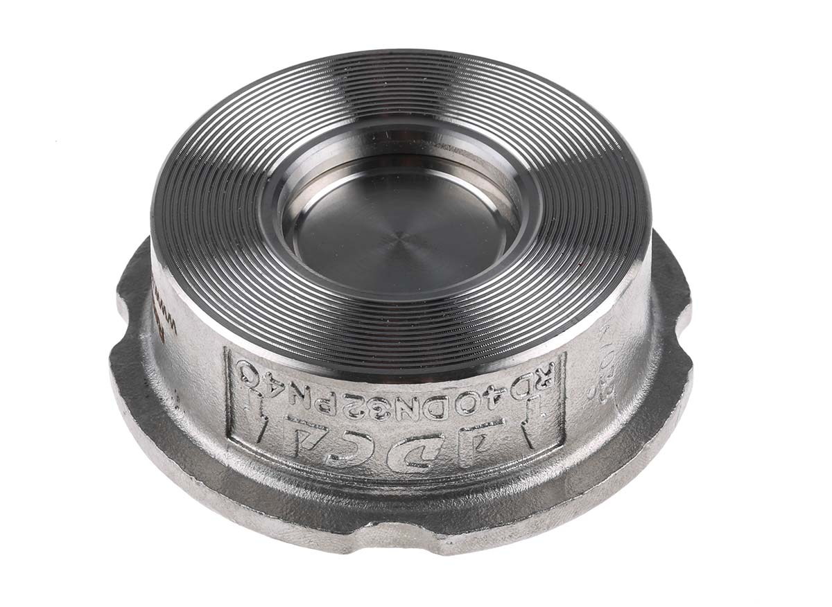 RS PRO Stainless Steel Single Non Return Valve 32mm