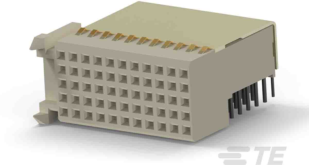 TE Connectivity, Z-PACK 2mm HM 2mm Pitch Hard Metric Type C Backplane Connector, Female, Right Angle, 11 Column, 5 Row,