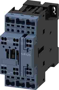 Siemens SIRIUS 3RT Size S0, 3RT2 Contactor, 24 V dc Coil, 3-Pole, 25 A, 11 kW, 1NO + 1NC