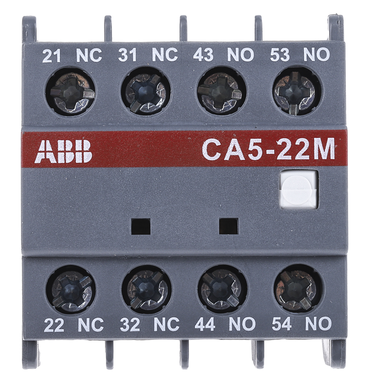ABB Auxiliary Contact, 4 Contact, 2NC + 2NO, Front Mount CA5