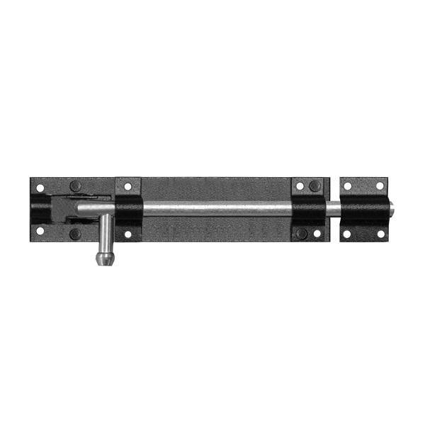 RS PRO Steel Black Powder Coating Door Bolt