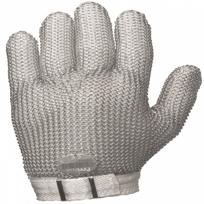 Niroflex fmPLUS Orange Stainless Steel Glove, Size 10, Nitrile Coating