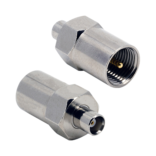 Siretta Straight 50Ω RF Adapter MCX Socket to FME Plug 0 → 6GHz