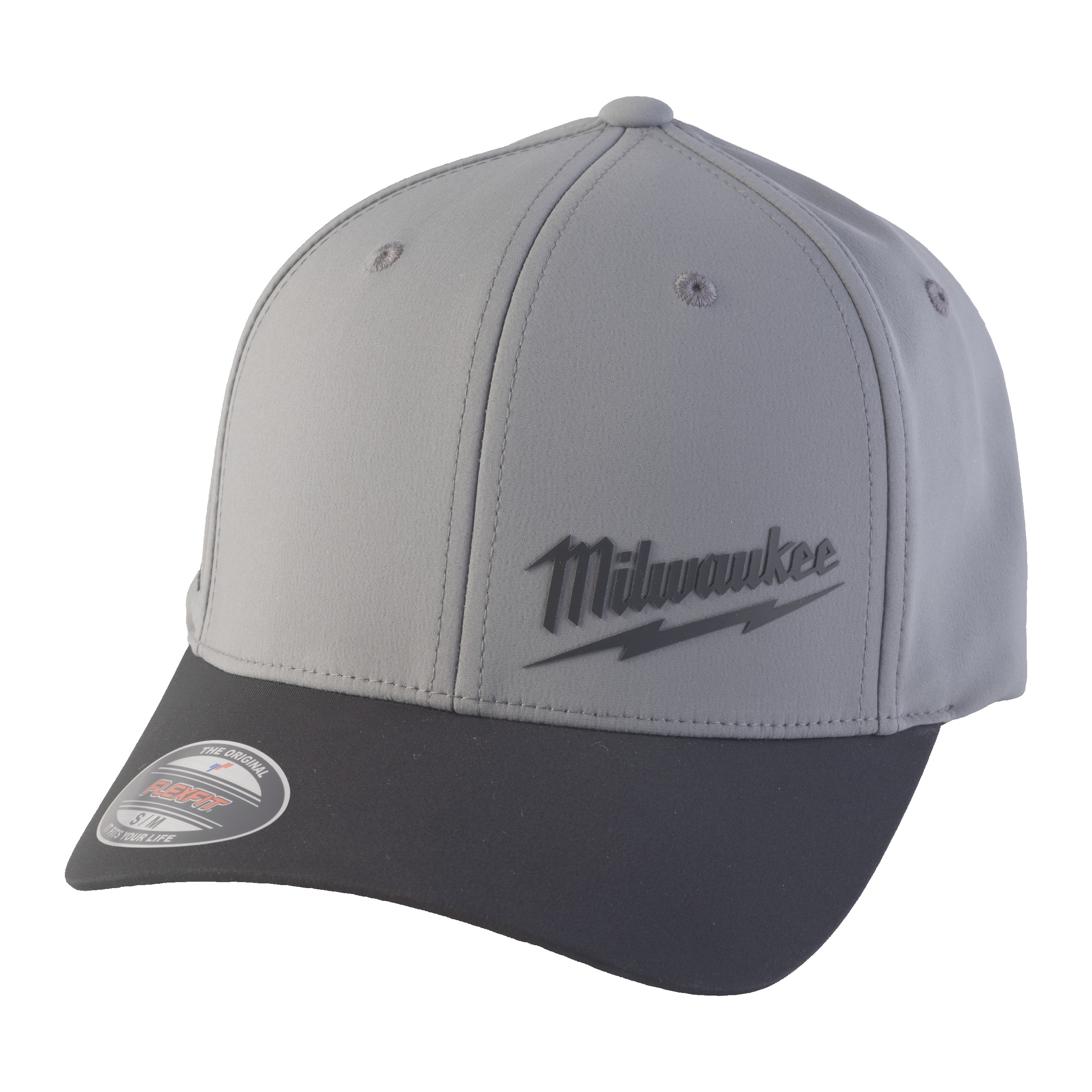 Milwaukee Grey Standard Peak Bump Cap, Cotton, Polyester Protective Material