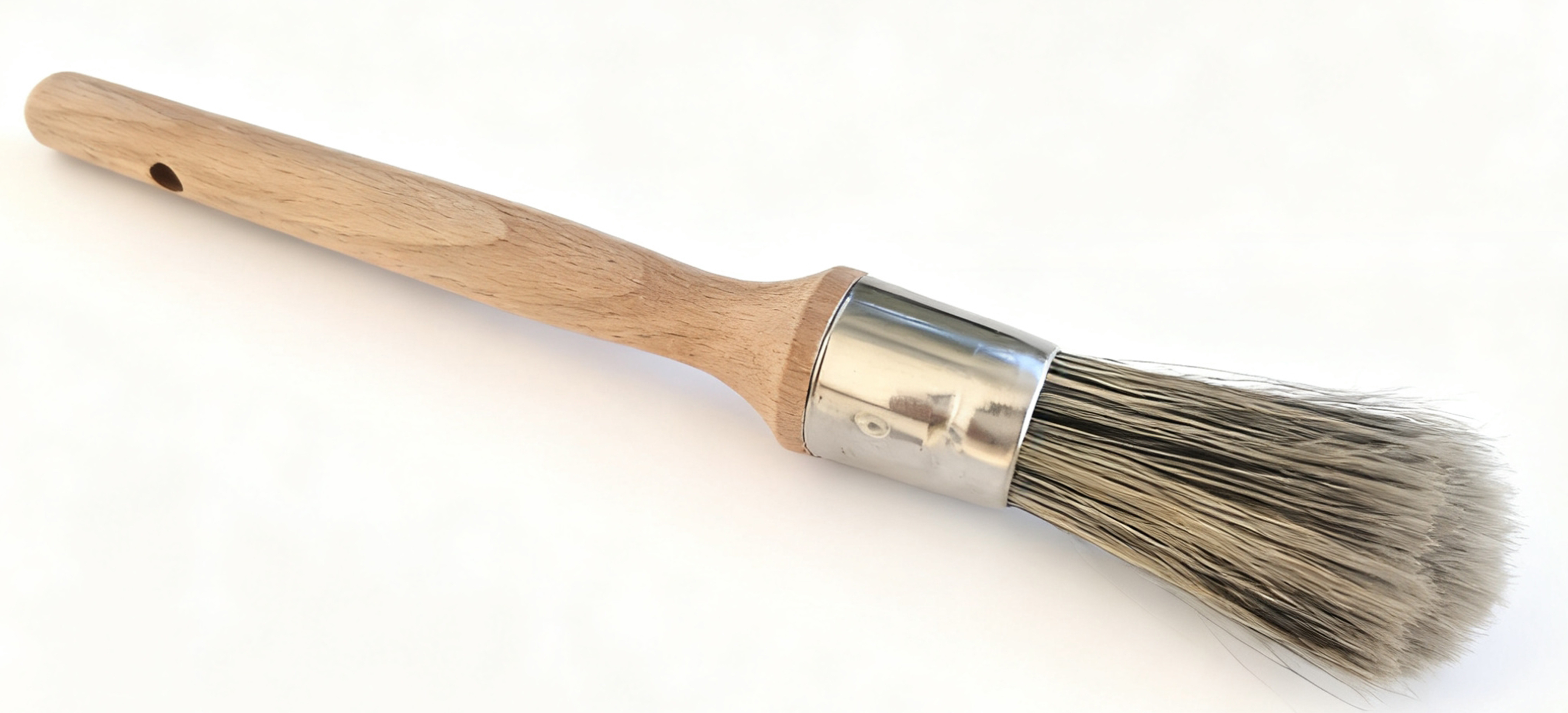 RS PRO Thin 19mm Polyester Paint Brush with Round Bristles