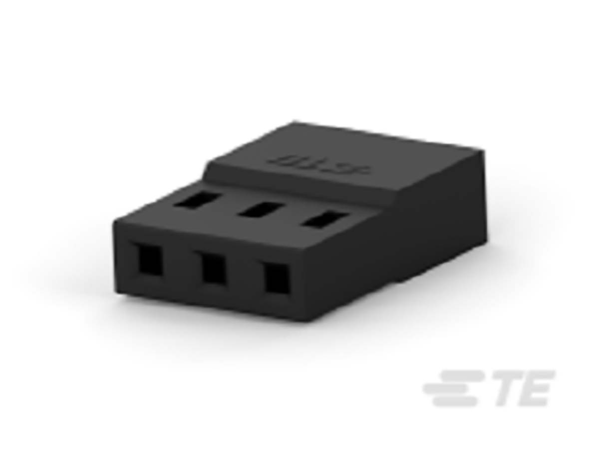 TE Connectivity, AMPMODU Female PCB Connector Housing, 2mm Pitch, 3 Way, 1 Row