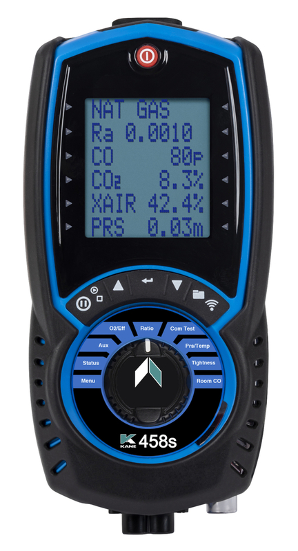 Kane KANE458s Flue Gas Analyser, 0.3%, 5%, 400mbar Max