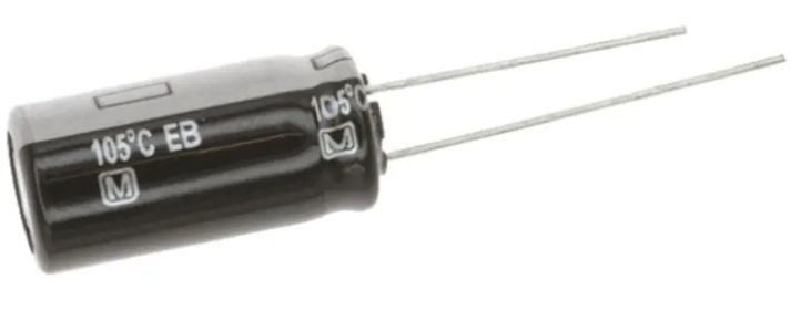 Panasonic 47μF Aluminium Electrolytic Capacitor 50V dc, Radial, Through Hole - EEUEB1H470SH
