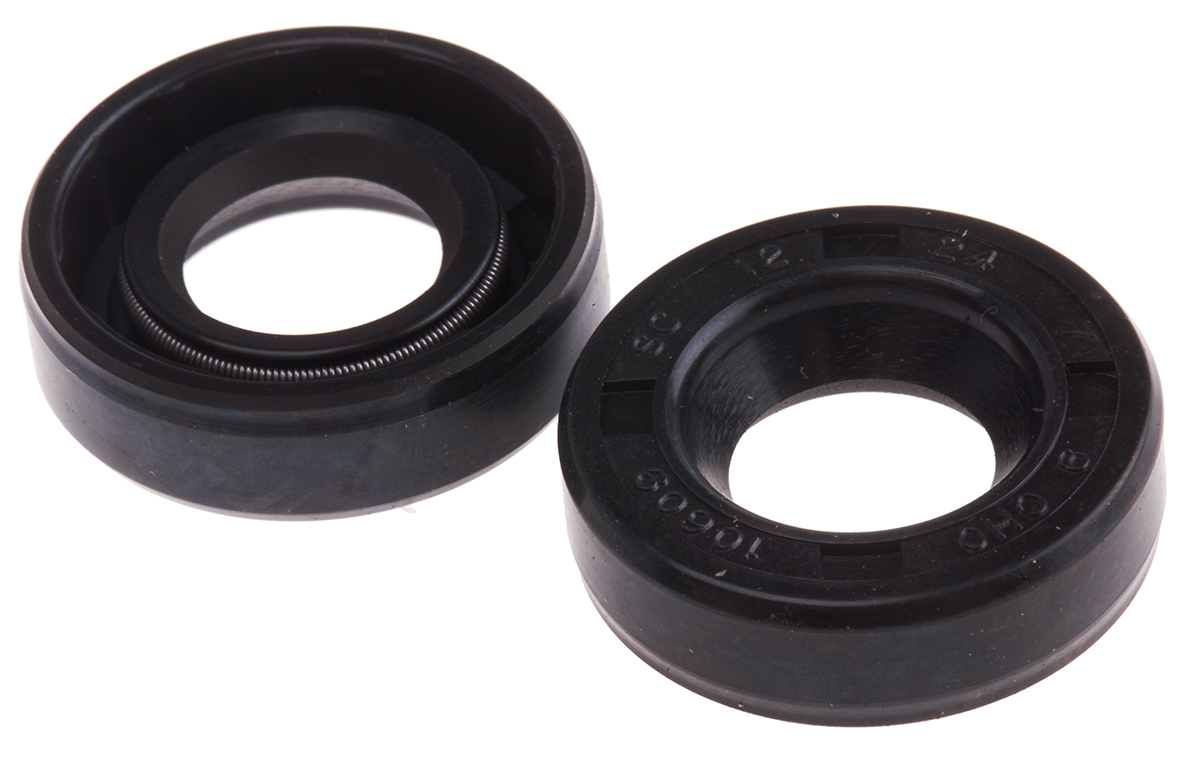RS PRO Nitrile Rubber Seal, 12mm ID, 24mm OD, 7mm