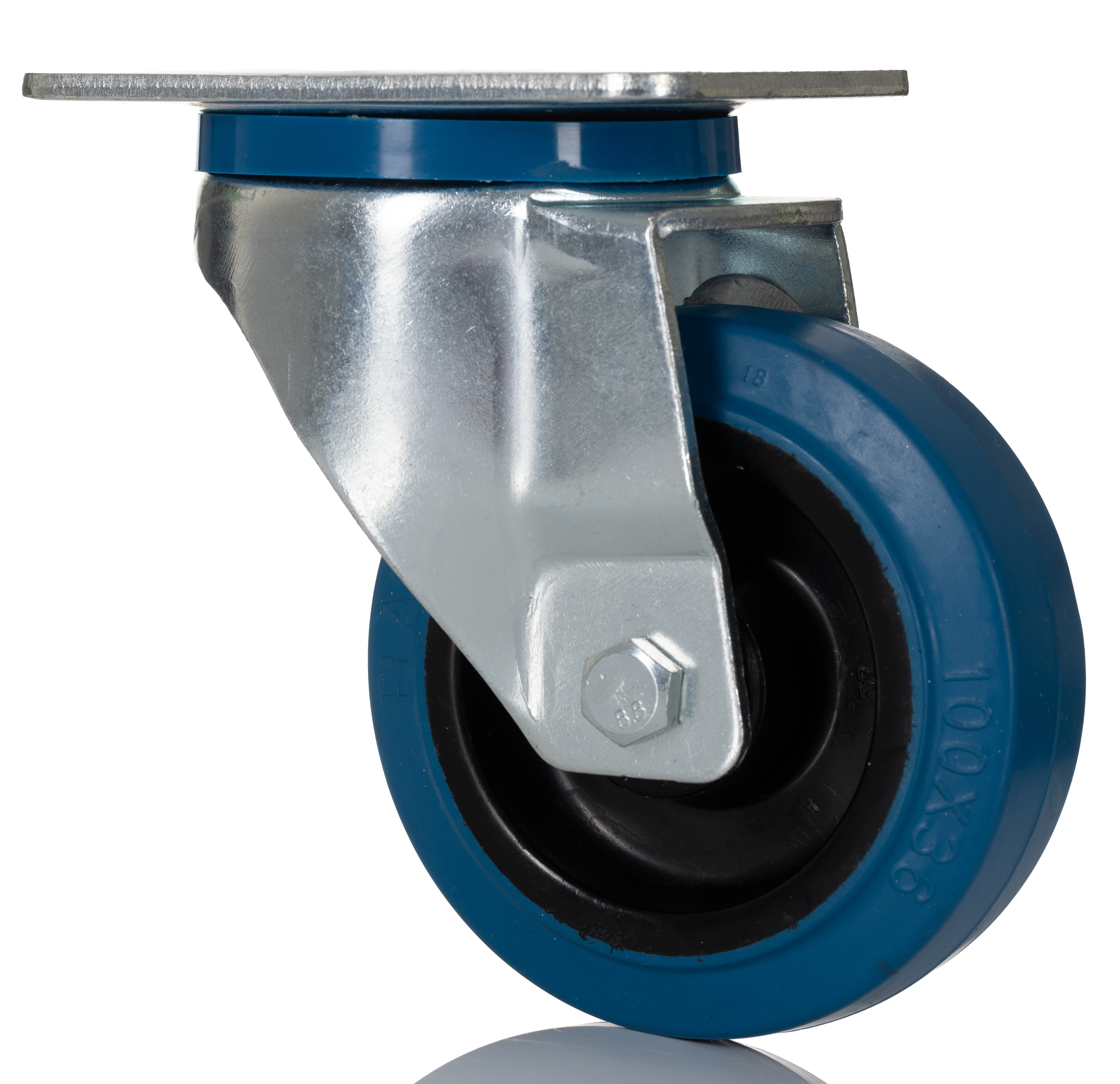 RS PRO Swivel Castor Wheel, 180kg Capacity, 100mm Wheel