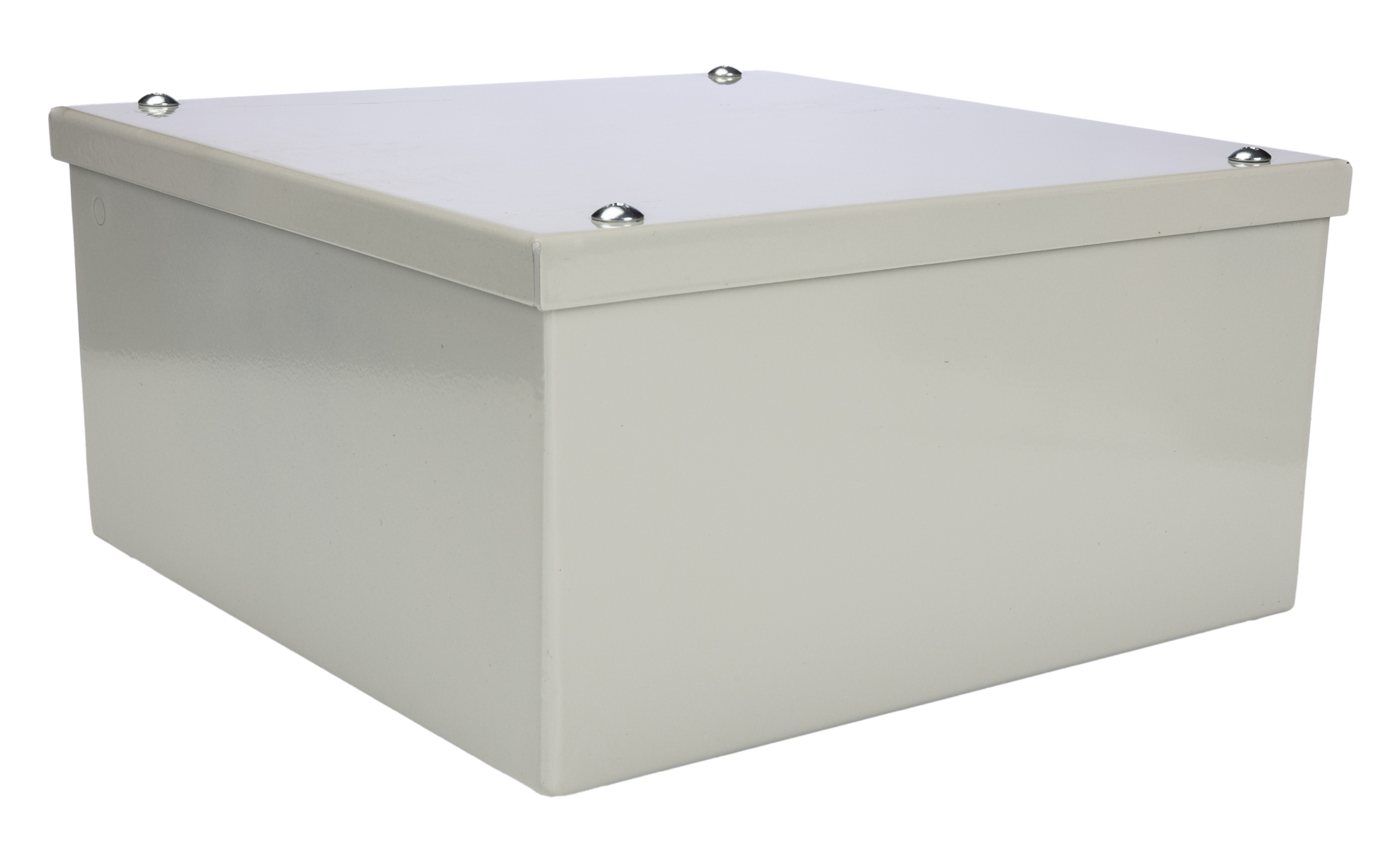 RS PRO Grey Cold Rolled Steel Instrument Case, 200 x 200 x 100mm