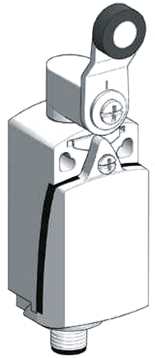 Telemecanique Sensors XCKD Series Roller Lever Limit Switch, NO/NC, IP66, IP67, DPST, Zinc Alloy Housing, 60V ac Max,