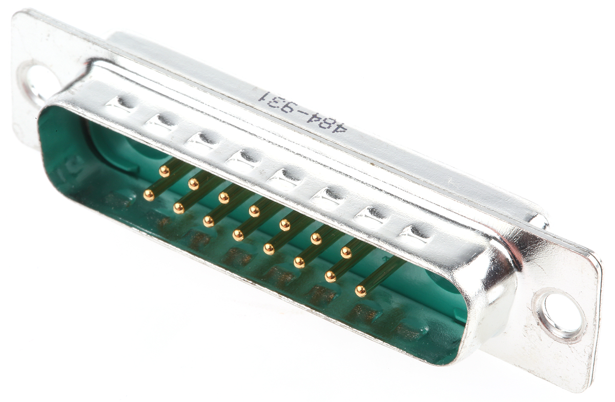 FCT from Molex FM 17 Way Panel Mount D-sub Connector Plug