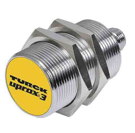 Turck Inductive Threaded Barrel Proximity Sensor, M30, 20 mm Detection, IO-Link, 10 → 30 V dc