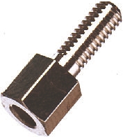 Fischer Elektronik Standoff, M3 Thread, 10mm Body, Brass, Male/Female, 8mm Stud