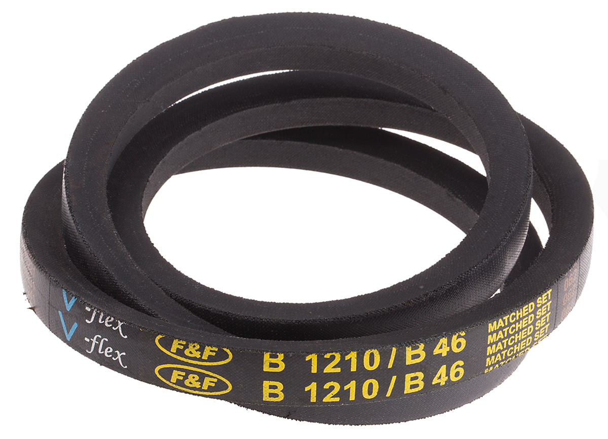 RS PRO Drive Belt, belt section B, 1170mm Length