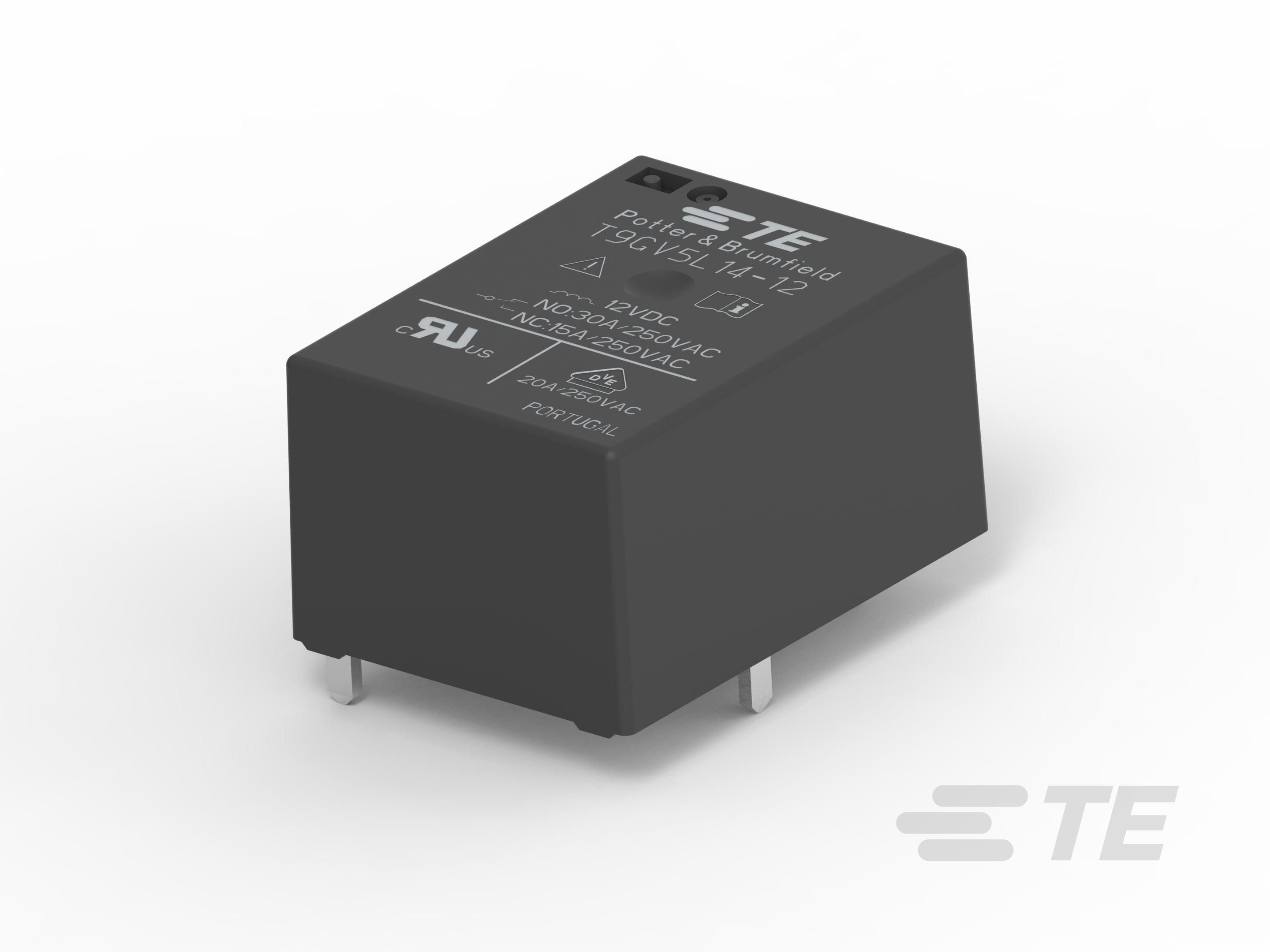 TE Connectivity Panel Mount Power Relay, 24V dc Coil, 100mA Switching Current, SPDT