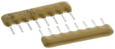 Bourns, 4600X 330kΩ ±2% Bussed Resistor Array, 7 Resistors, 1W total, SIP, Through Hole