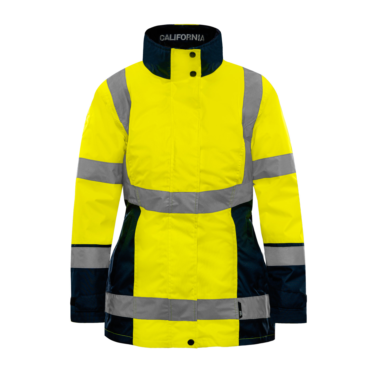 T2S California Yellow Women 4 IN 1 Parka, L