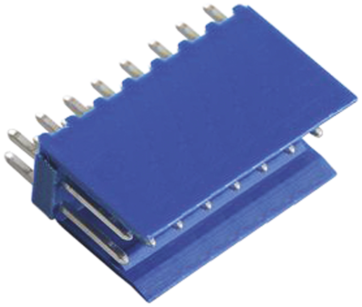 TE Connectivity AMPMODU HE14 Series Straight Through Hole PCB Header, 16 Contact(s), 2.54 mm Pitch, 2 Row, Shrouded
