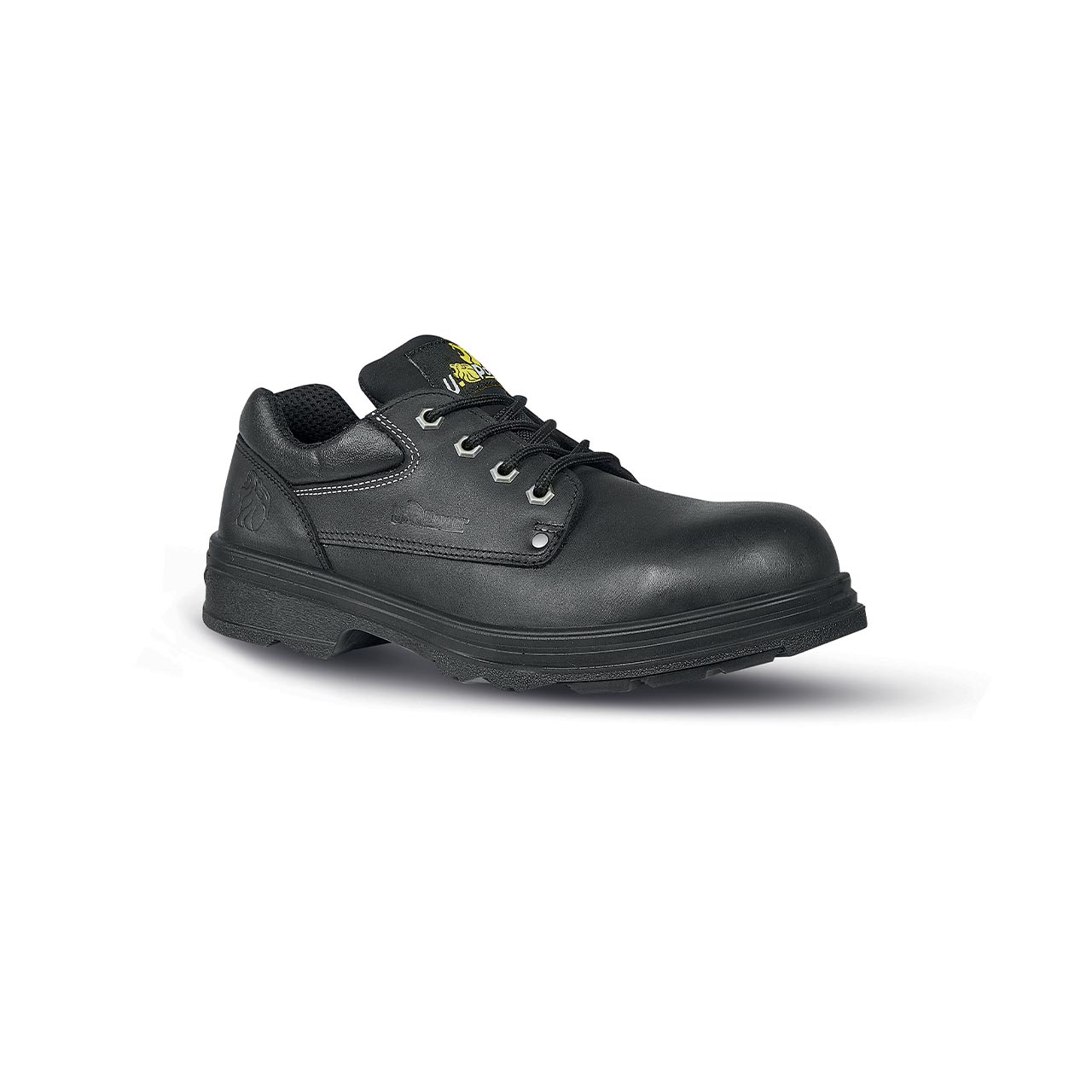 UPower MUSTANG Unisex Black Composite Toe Capped Low safety shoes, UK 4, EU 37