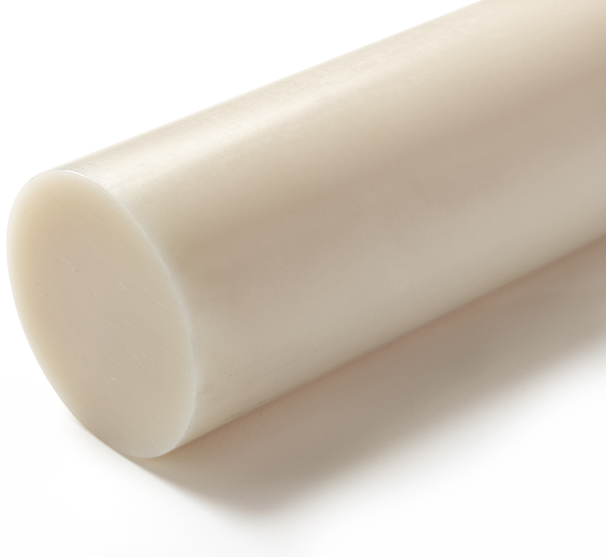 RS PRO Natural Nylon Rod, 500mm x 75mm Diameter