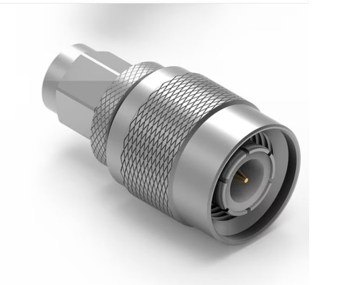 Wurth Elektronik Horizontal Coax Adapter SMA Plug to TNC Plug 18GHz