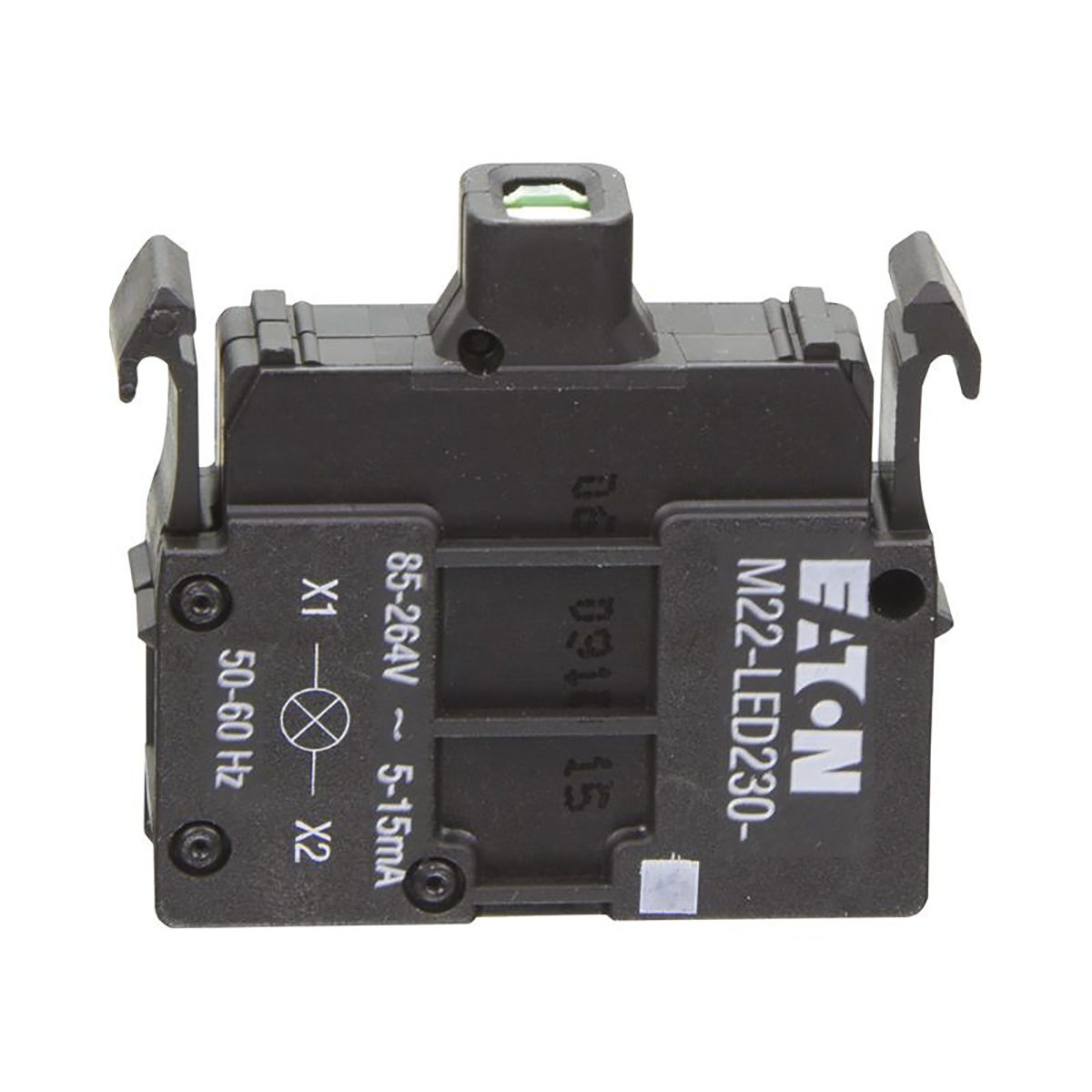 Eaton M22 Series Light Block, 85 → 264V ac, Green Light