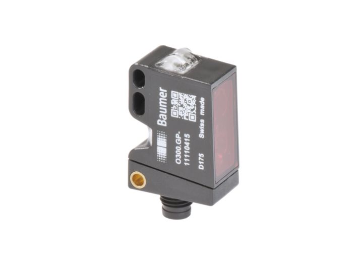 Baumer Background Suppression Photoelectric Sensor, Rectangular Sensor, 15 → 300 mm Detection Range