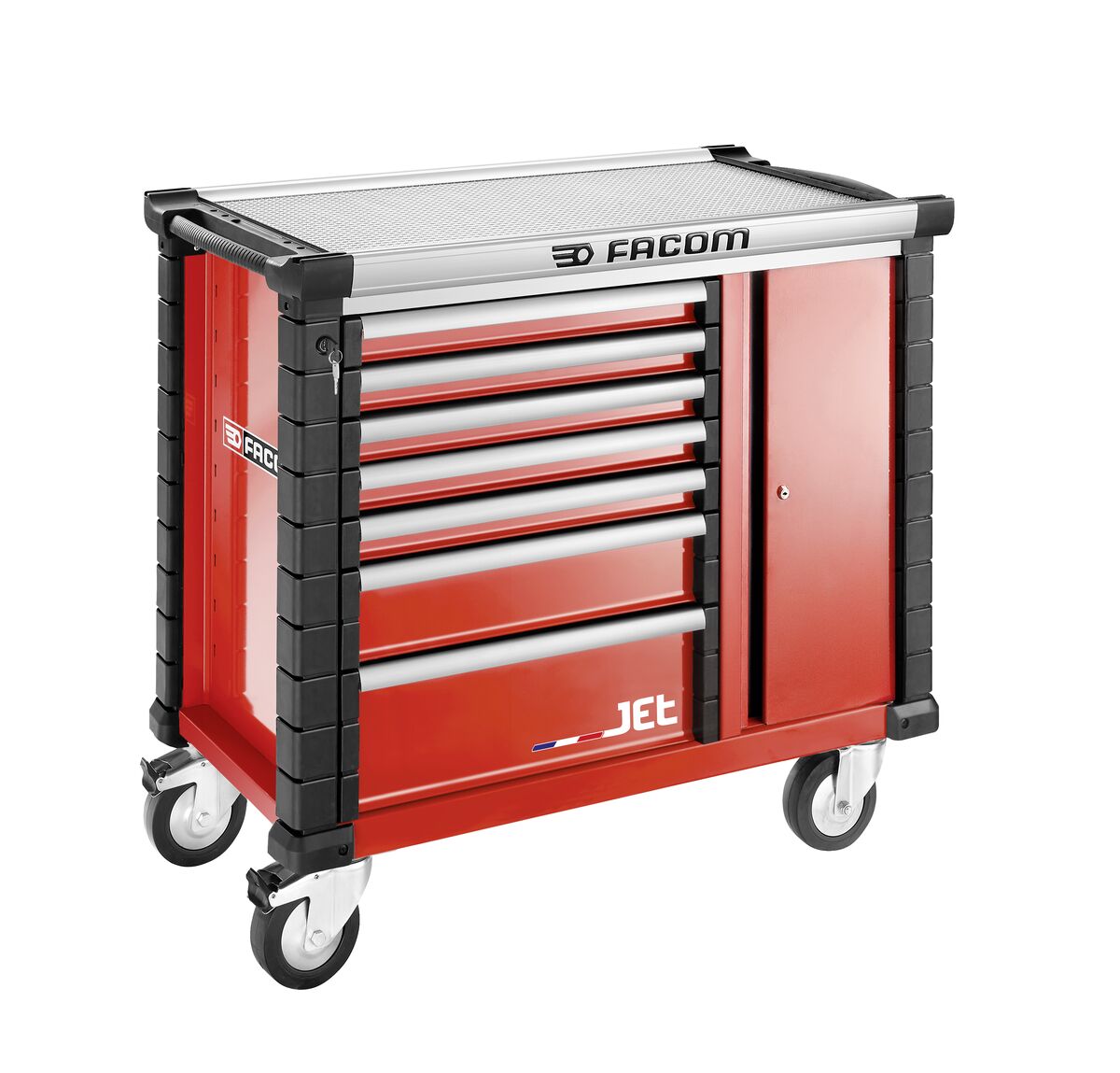 Facom 7 Drawer Aluminium Wheeled Tool Cabinet
