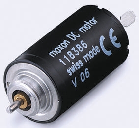 Maxon Brushed DC Motor, 0.75 W, 6 V dc, 0.784 mNm, 13000 rpm, 1mm Shaft Diameter