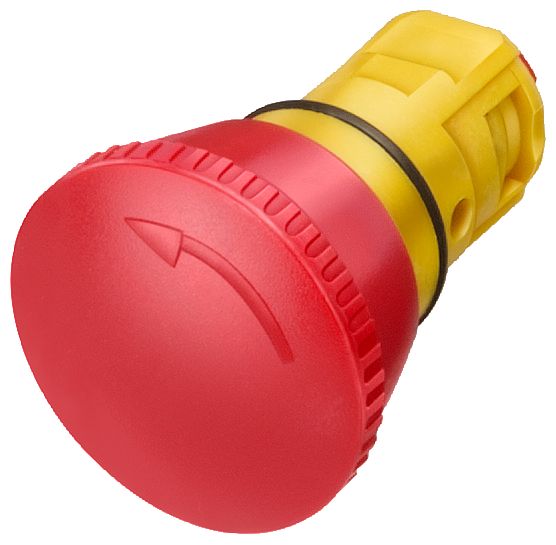 Siemens 3SB Series Black Latching Push Button, 16mm Cutout