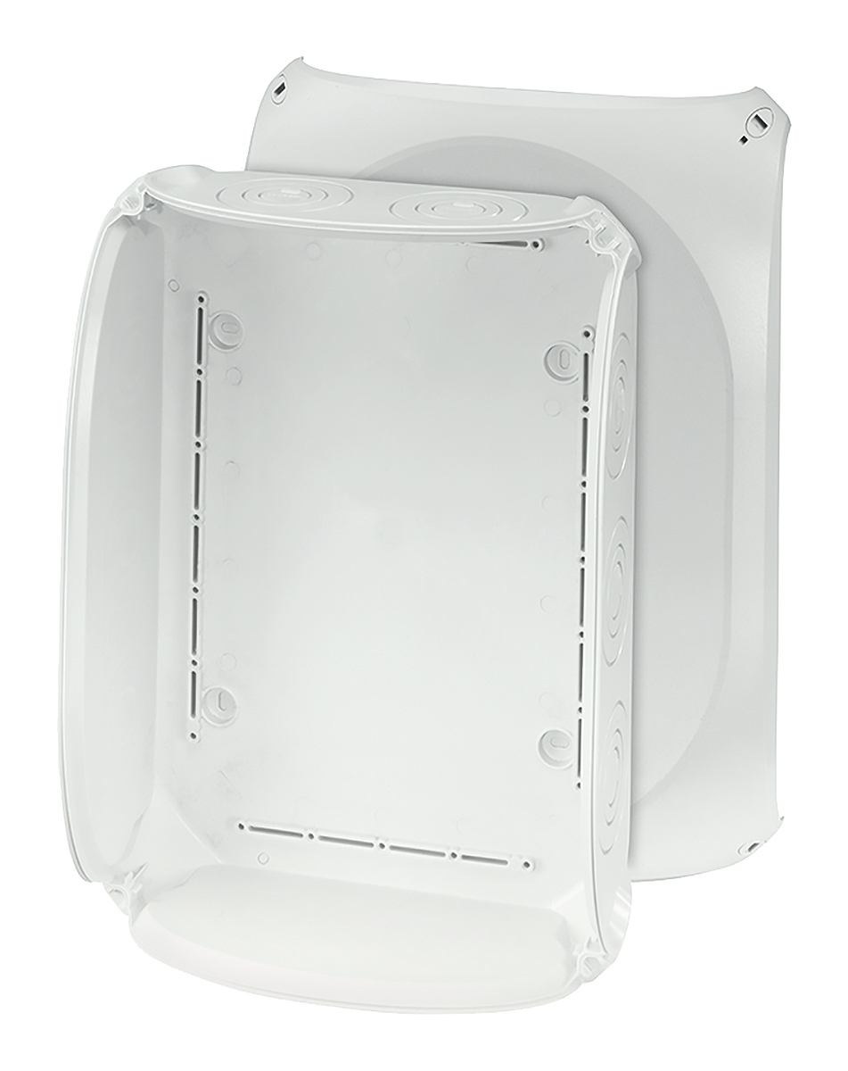 HENSEL ENYCASE DK Series Grey Polycarbonate Junction Box, 355 x 255 x 122mm