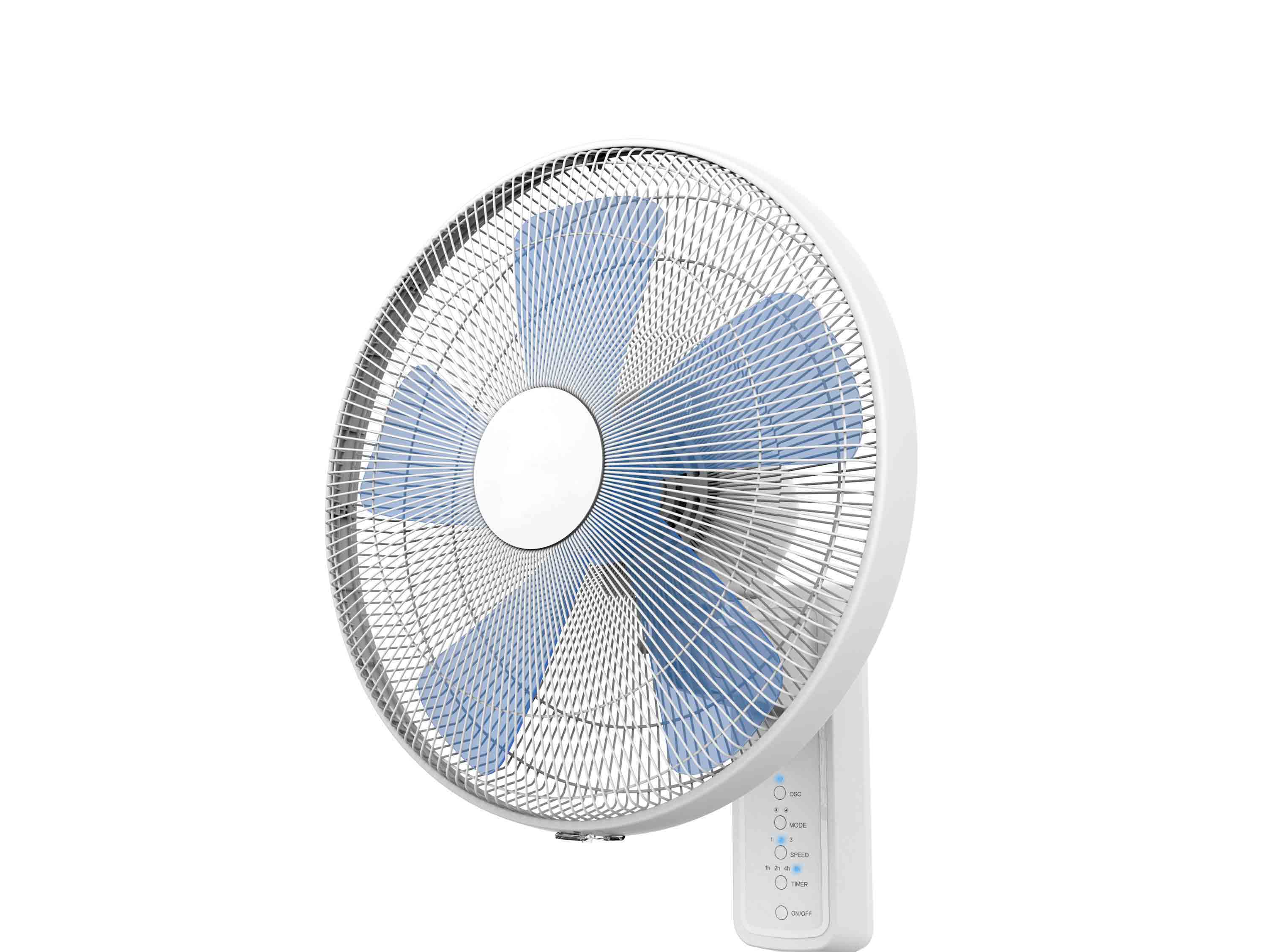 RS PRO Wall Fan 66.17m³/min 400mm blade diameter 3 speed 230 V with plug: Type G - British 3-pin