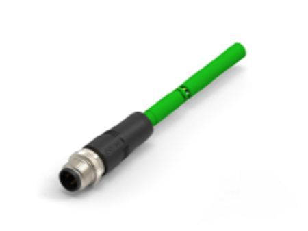 TE ConnectivityTAD1414, 500mm Cat5e M12 to Male Unterminated, Terminated