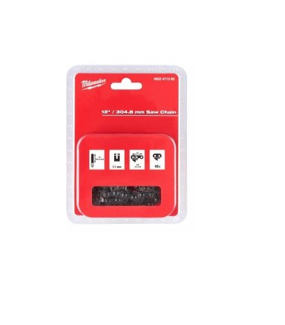 Milwaukee 4932471385 304.8mm Chainsaw Chain, 9.5mm Pitch for use with M18 FCHSC