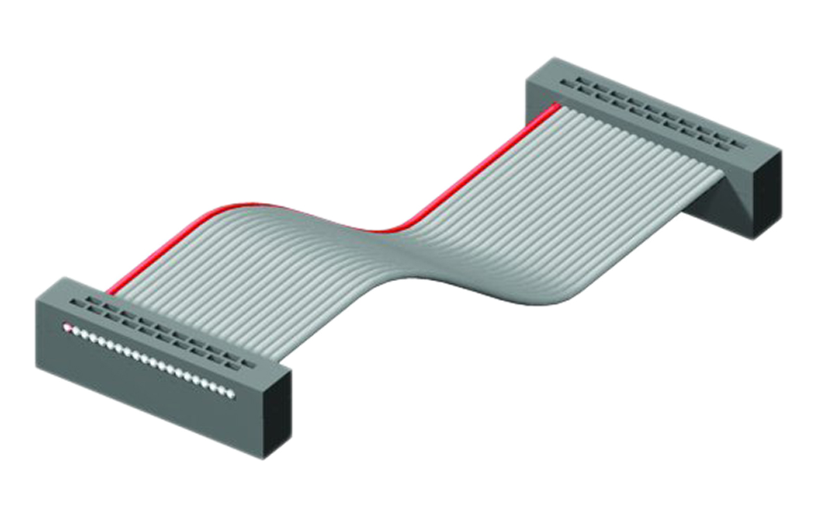 Samtec FFSD Series Flat Ribbon Cable, 16-Way, 1.27mm Pitch, 250mm Length, Tiger Eye IDC to Tiger Eye IDC