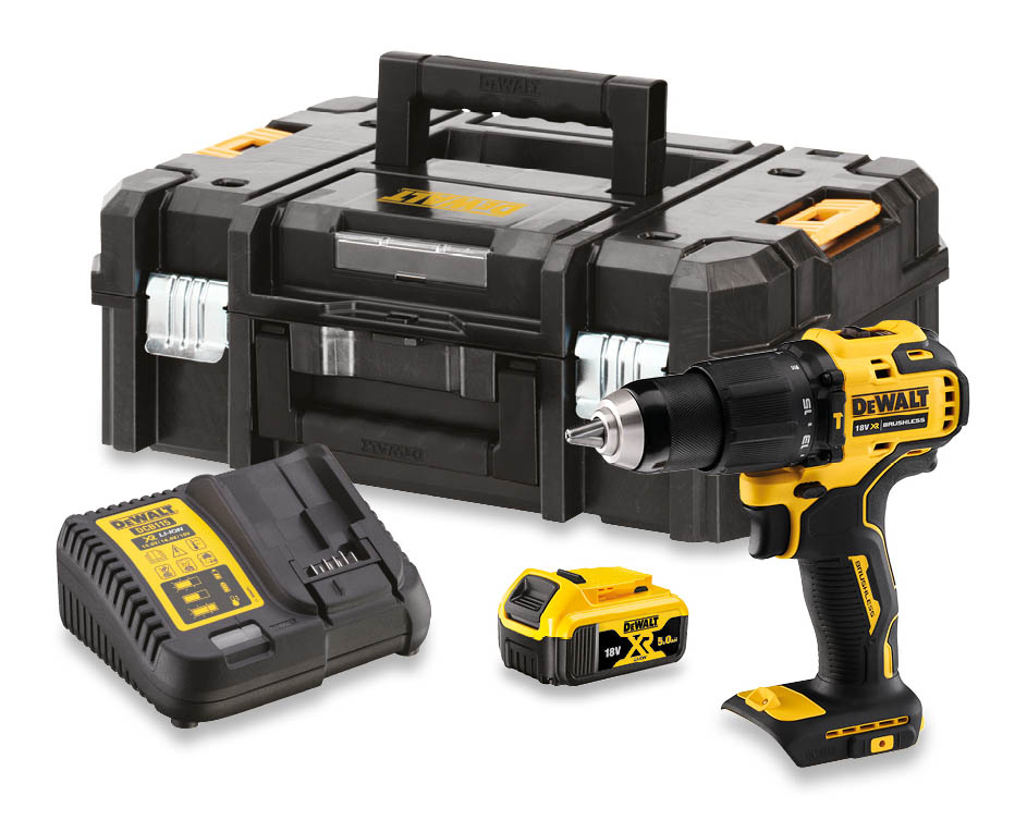 DeWALT XR Keyless 18V Cordless Drill Driver XR Li-Ion, Type G - British 3-Pin