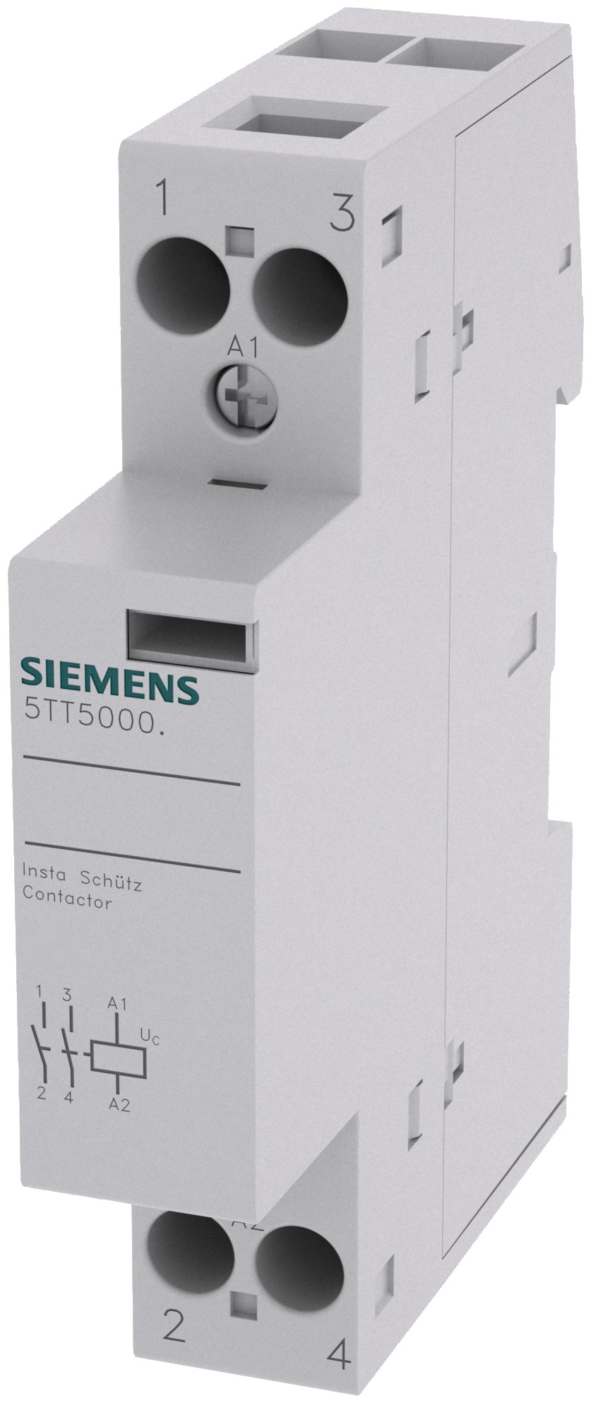 Siemens SENTRON 5TT INSTA Contactor, 230 V ac Coil, 2-Pole, 20 A, 2NO, 230 V ac