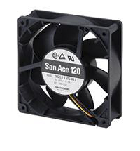 Sanyo Denki 9G Series Axial Fan, 24 V dc, DC Operation, 100.2m³/h, 1.92W, 80mA Max, 120 x 120 x 25mm