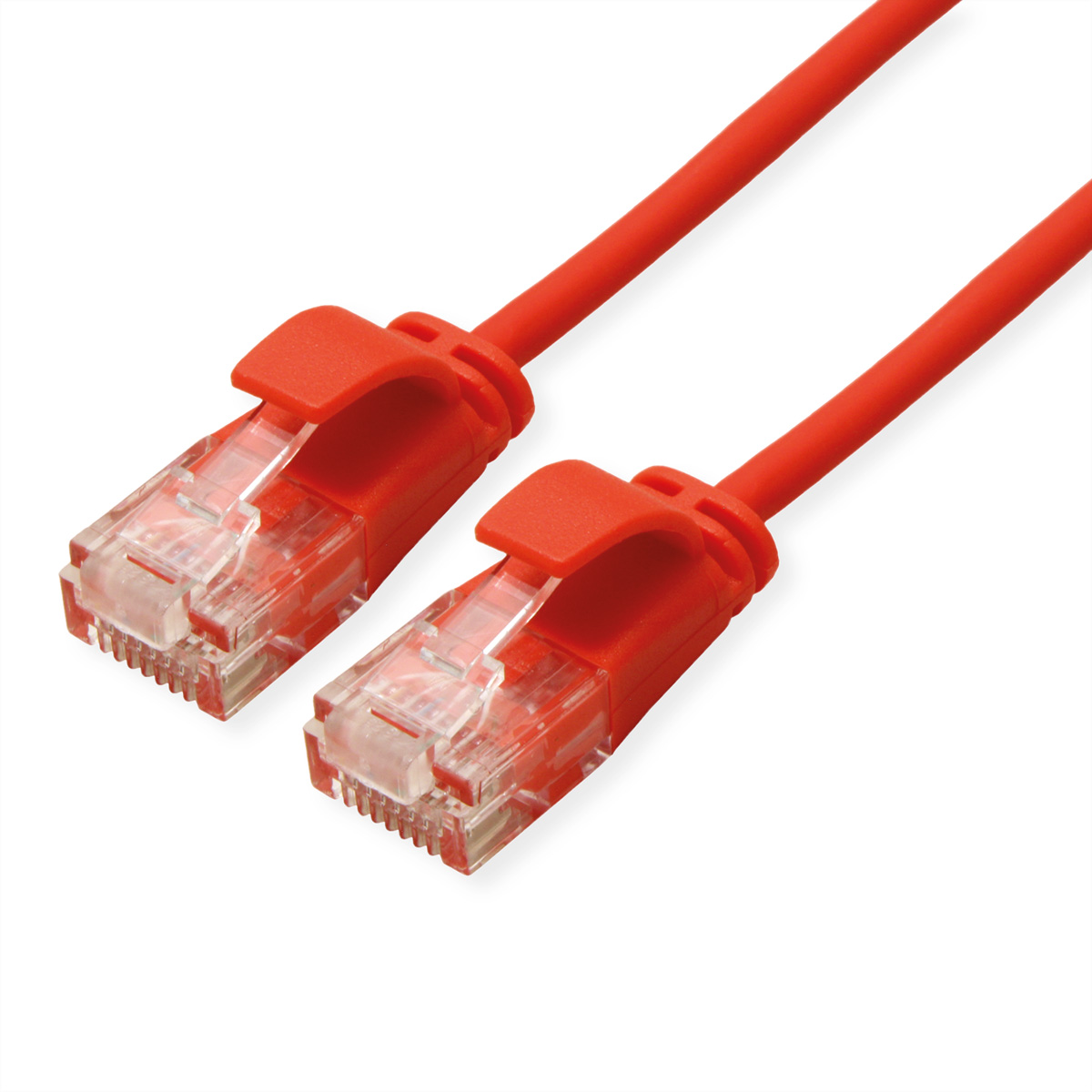 Roline, 1.5m Cat6a, Red RJ45 to Male RJ45 Male, UTP Unshielded, Terminated LSZH Sheath