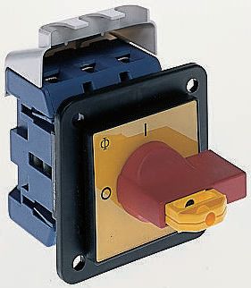 Kraus & Naimer 4P Pole Panel Mount Isolator Switch - 160A Maximum Current, 55kW Power Rating, IP65
