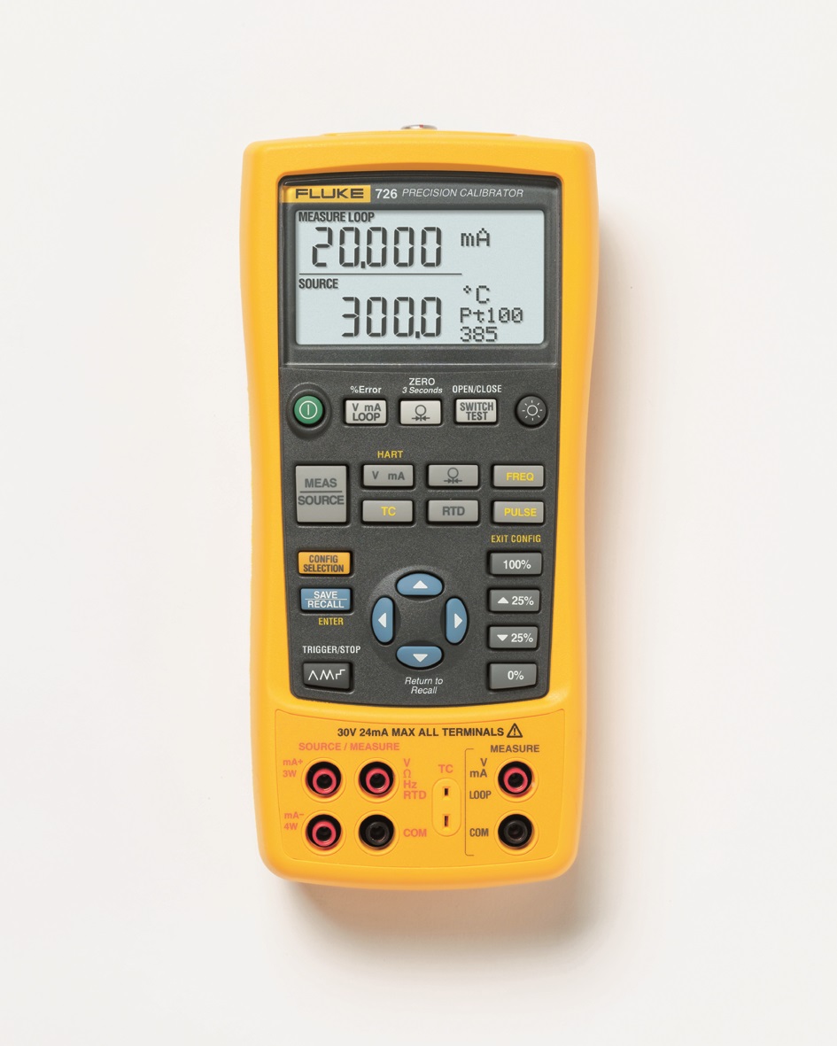 Fluke 726 Multi Function Calibrator, 24mA, 30V - UKAS Calibration